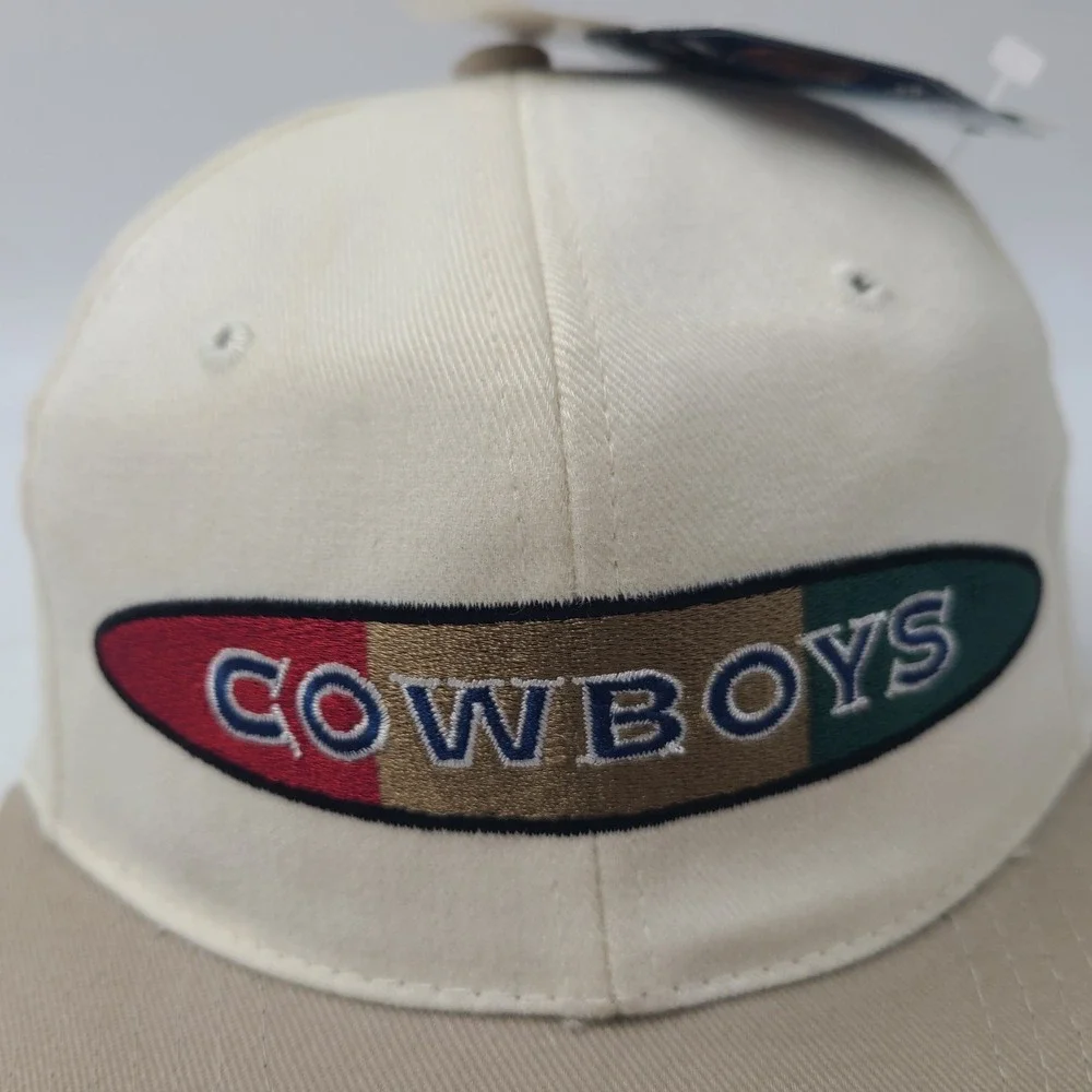 Vintage Dallas Cowboys‎ Hat Snapback (Fits Small) American Needle White 90s NFL